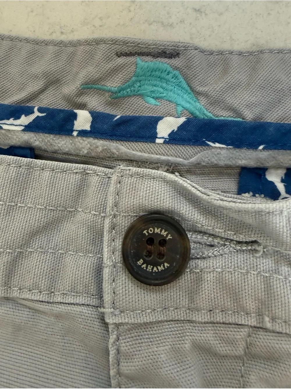 Tommy Bahama 35 - 9.5” Slate/Gray Men's Cargo Shorts